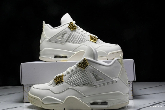 Rep Kickmax Retro AQ9129-170 4 Jordan Metallic Gold 0712